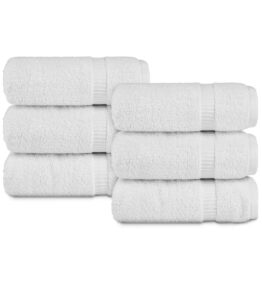 LUXURY HOTEL COLLECTION BATH TOWELS (700GSM) - 100% COMBED COTTON - 6 PCS