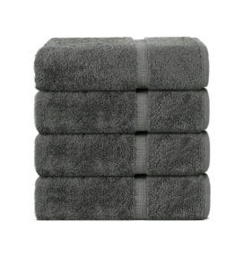 BELEM 04 PCS BATH TOWEL | COTTON CASTLEROCK GREY