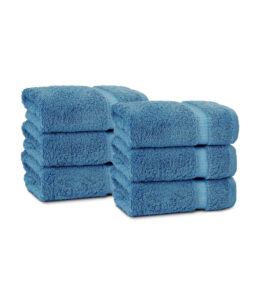 BELEM 6 PCS HAND TOWEL | COTTON EVENING BLUE