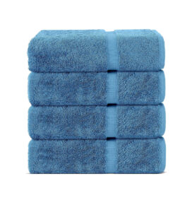 BELEM 04 PCS BATH TOWEL | COTTON EVENING BLUE