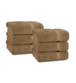 BELEM 6 PCS HAND TOWEL | COTTON SANDCASTLE TAN