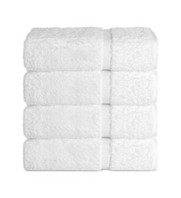 BELEM 04 PCS BATH TOWEL | COTTON WHITE